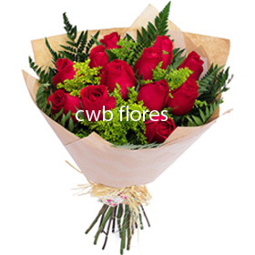 3552 Promoção ❣ Buquê de rosas vermelhas ❣