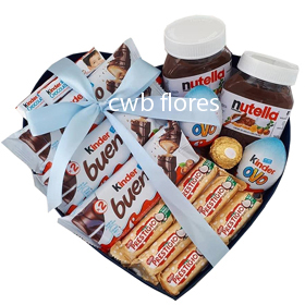 3601 Box coração mais nutella