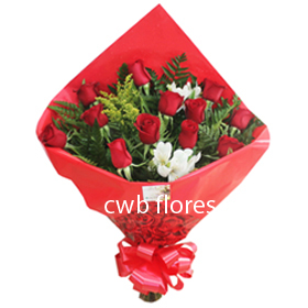 3938  Buquê de rosas tradicional 