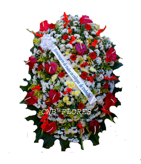 4193 Coroa de flores para entrega 