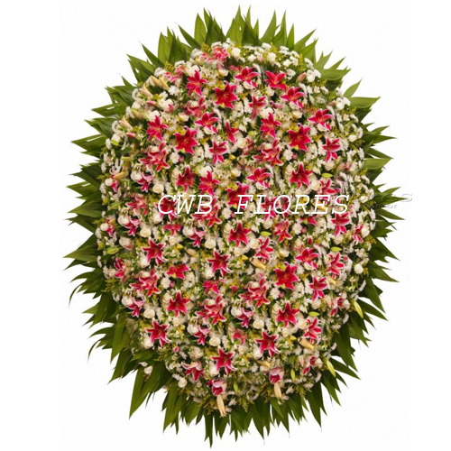 4209 Coroa de flores de luxo em curitiba