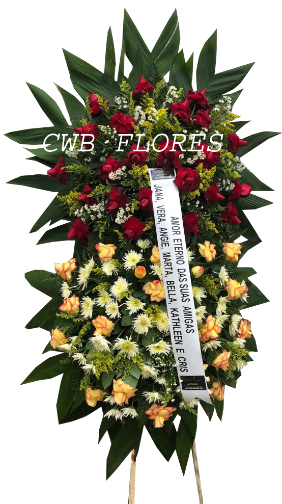 4212 Entrega imediata de coroa de flores 