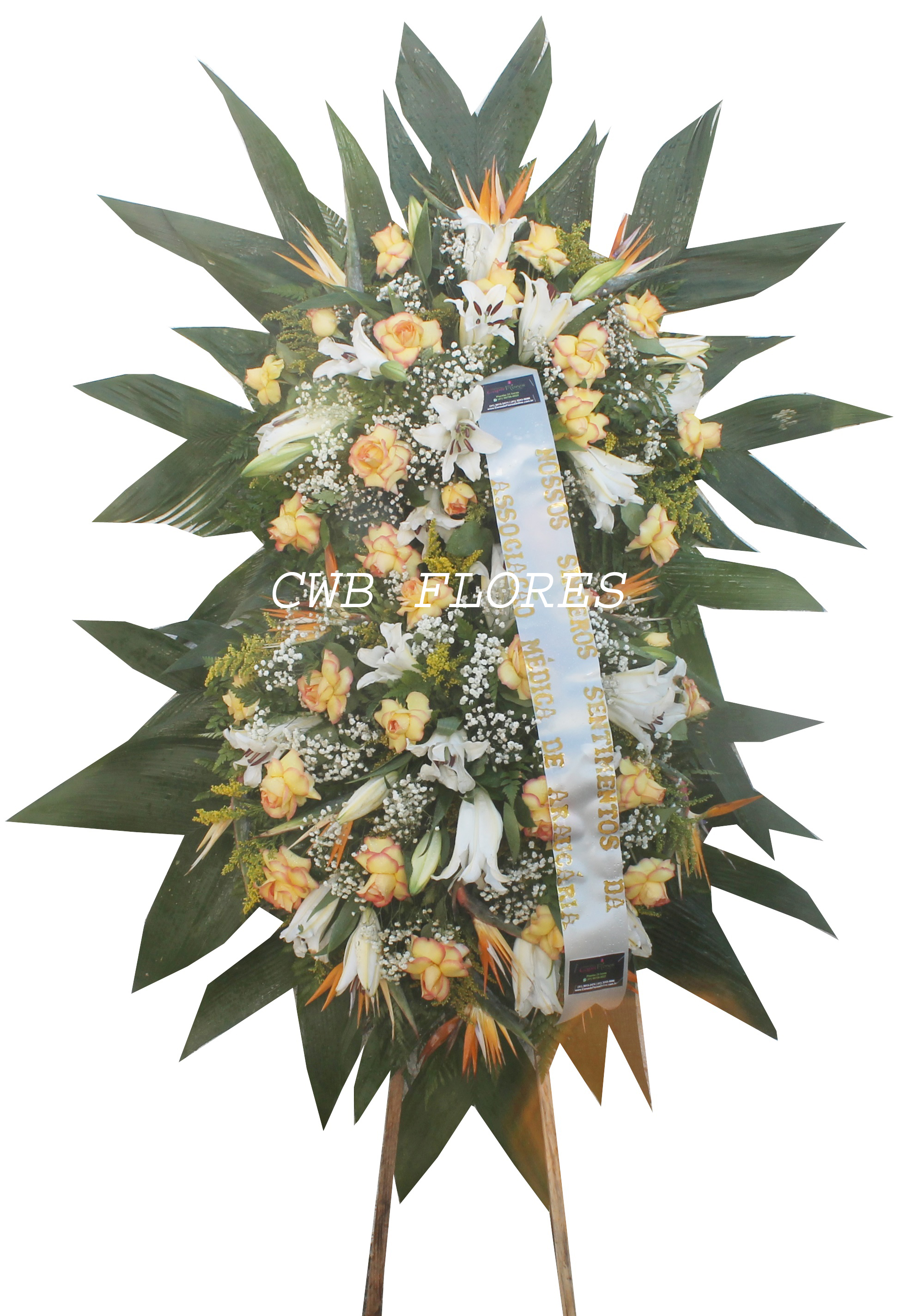 4225 Coroa de Flores nobres para condolências