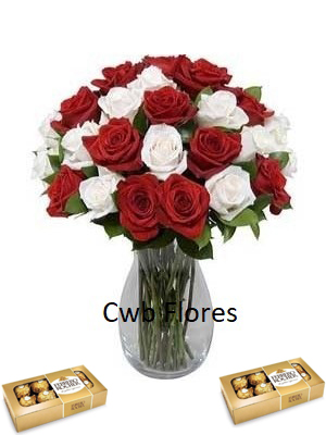 4480 Arranjo de com rosas 