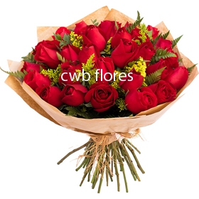 4712 Buquê de rosas vermelhas gigantes 